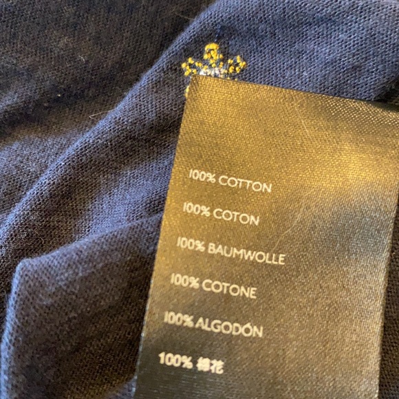 Anthropologie navy blue beaded embroidered Peplum tank size medium - Picture 10 of 10